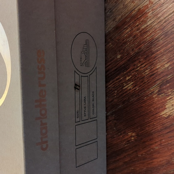 NWT Charlotte Russe 2010s LARA sandal gladiator platform wedges with yarn - Picture 2 of 4